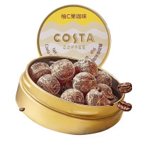 COSTA COFFEE 咖世家柚C果咖味咖啡糖 45g铁盒任意2个口味