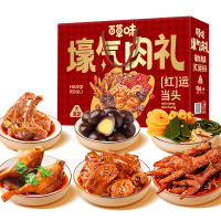 [百草味]壕气肉礼1001g(红色)