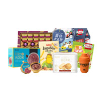 歌帝梵/广州酒家/卡乐比/荷美尔/连咖啡豪华零食大礼包500-4