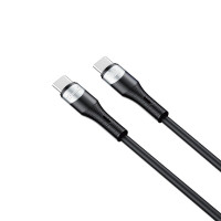 克维杰丨TRUSMI 100W C to C 硅胶数据线, 黑色,1米