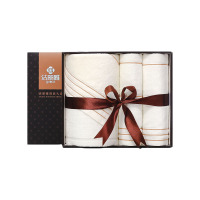 洁丽雅(Grace)A类抗菌毛巾浴巾礼盒三件套纯棉加厚成人男女礼盒套装不含手提袋