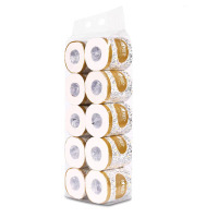 心相印商用金色三层卫生卷纸YB.10卷装BT110-1提