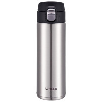 虎牌(TIGER)保温杯轻量便携弹盖水杯子MMJ-A48C-XCX不锈钢色480ml