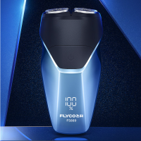 飞科(FLYCO)智能剃须刀FS889蓝色 电动刮胡刀双头全身水洗旋转式便携男士生日礼物送男友父亲