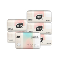 植护 气垫纸巾幻彩系列 140*175/4层 80抽*6包