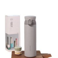 乐扣乐扣(LOCK&LOCK)乐扣憧憬弹跳保温杯450ml灰色LHC3240