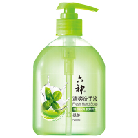 六神 清爽洗手液(绿茶)500ml 单瓶装
