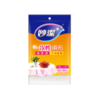 妙洁(MIAOJIE) C型一次性桌布中号 白色30个一包*2