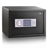 得力(deli) 保险柜型号:得力92620/25CM 小型电子密码保管箱 单台装