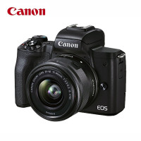 佳能(Canon)EOS M50 微单 可交换镜头数码照相机 黑色 EF-M 15-45mm镜头套机 单个装