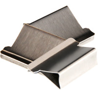 得力8592补充夹(银色)(50枚/卡)