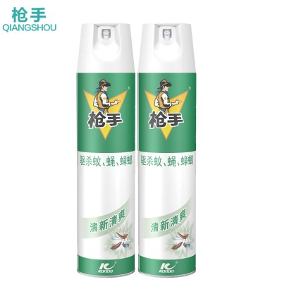 枪手(Gunner) 杀虫气雾剂 清香型 600ml/瓶 24瓶/箱 1箱装