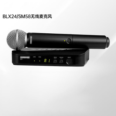 海康威视 无线麦克风手持话筒 BLX24/SM58 手持一拖一 单套装