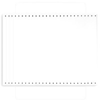 含章 电脑打印纸381-4S 色序:全白 (1000页/箱) 单箱装