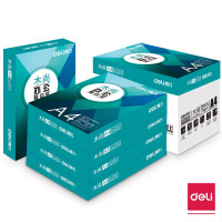 得力(deli) 木尚复印纸 Z7502 A4-70g 5包/箱 白色 单箱装