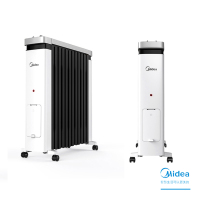 美的(Midea)油汀电暖器 NY2212-18C 加湿盒加宽暖气片2200W