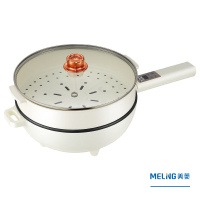 美菱(MELNG) 双层电炒锅 MT-H2802 PPT 铝胆 麦饭石不沾涂层 单套装