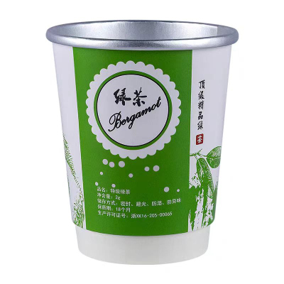 天方 一次性自带茶叶隐茶杯中茶 绿茶 10杯/罐 单罐装