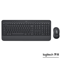 罗技(Logitech) MK650无线蓝牙键鼠套装 商务办公键鼠套装 办公鼠标键盘 全尺寸设计 商务企业专用 黑灰色