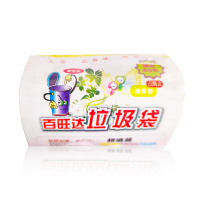 百旺达 点断式增厚型垃圾袋50cm*60cm 容量大防渗漏 16只/卷 10卷/包 单包装