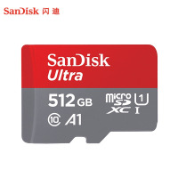 闪迪(SanDisk)512GB TF(MicroSD)内存卡 U1 C10 A1 读速150MB/s 单个装