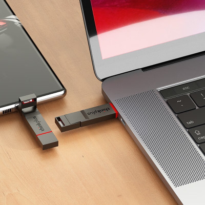 ThinkPlus联想 512GB USB3.2固态U盘TU100Pro系列 读速高达1000MB/S 单个装