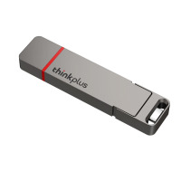 ThinkPlus联想128G移动固态U盘双接口USB3.2Type-c高速传输闪存办公U盘TU200Pro 单个装