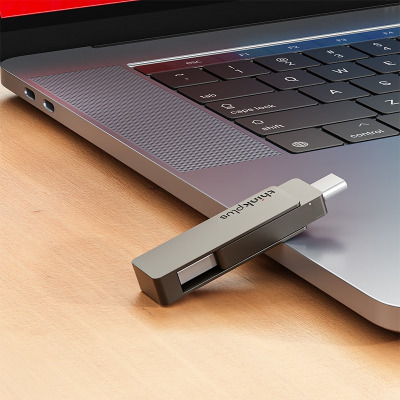 联想(Lenovo)ThinkPlus 双接口U盘 USB3.2/Type-c手机U盘 MU110[256GB]单个装