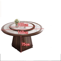 泓仪 1.6米圆桌火锅餐桌 单张装