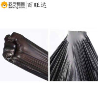 百旺达 黑色平口垃圾袋80*100cm 25g 50个/把 单把装