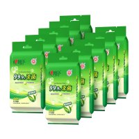 心相印(Mind Act Upon Mind) 消毒湿纸巾XCA001 独立包装10片/1包 12包/提