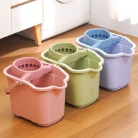 b2V 手动拖布桶免手洗挤水桶家用沥水桶 单个装