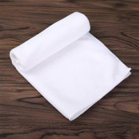 Cenyye 白毛巾 宾馆洗浴酒店 不掉毛食品厂吸水白色毛巾 30*60