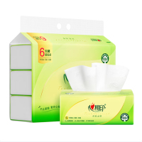 心相印(Mind Act Upon Mind) 抽纸 茶语丝享 S码 6包/提