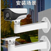 海康威视监控铝合金壁装室外多角度鸭嘴支架加厚款户外摄像头万向支架