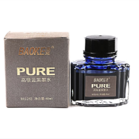 宝克墨水蓝黑色40毫升墨水 单瓶装