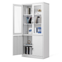 麦叶 铁皮柜档案办公资料柜钢制储物文件柜(裸板06)