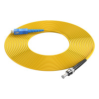 胜为工程电信级ST-SC单模单芯3米 9/125低烟无卤环保外被 收发器尾纤 FSC-106