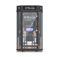 音悦小屋军营唱吧朗读亭唱吧机迷你ktv移动练歌房点唱房点唱机WKBJ03