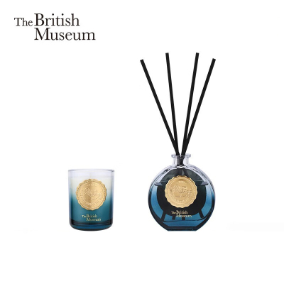 大英博物馆天鹅棋盘系列香氛蜡烛香薰套装含拎袋