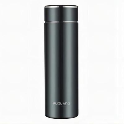 金灶(KAMJOVE) 富光高级水杯茶水分离杯420ml墨绿黑