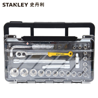 史丹利23件12.5MM系列公制套筒钻石盒套装STMT74173-8C-23