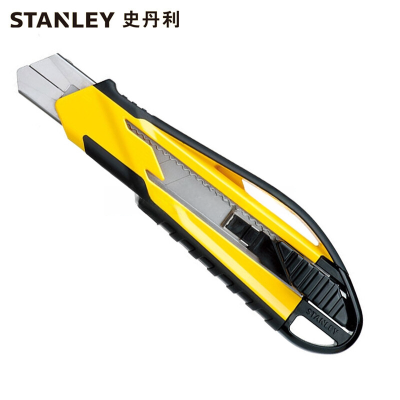 史丹利STANLEY 尖锋重型美工刀18mm 壁纸刀工业用介刀开箱割纸刀片学生削笔刀美术刀 STHT10270-8-23