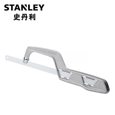 史丹利STANLEY 金属柄小钢锯10英寸 家用小钢锯架手锯木工切割锯条锯弓锯子拉花锯子 STHT15809-8-23