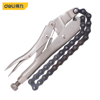 得力(deli)链条式大力钳多功能工业级18寸链条型管钳扳手钳子工具 链条大力钳DL20018