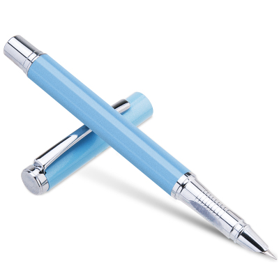 得力S271金属钢笔(蓝) 1支/盒