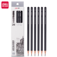 得力S998-2B绘图专用铅笔(混)(12支/盒)