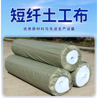 短纤土工布反滤保温防尘土工布无纺布200g/㎡ 材质pet 白(单位:米)