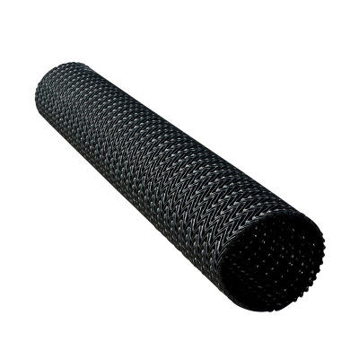 聚乙烯曲纹网状透水管地下排水管路基园林市政水利工程硬式透水管 黑色(单位:米)