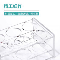 有机玻璃塑料离心管架试管架 升级加厚(1.5/2ml)96孔 1个/盒(单位:个/盒)
